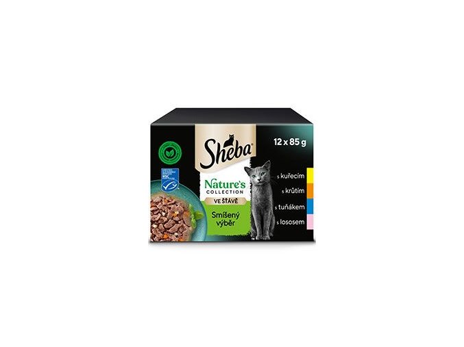 Sheba kapsa Nature Mix výběr 12x85g