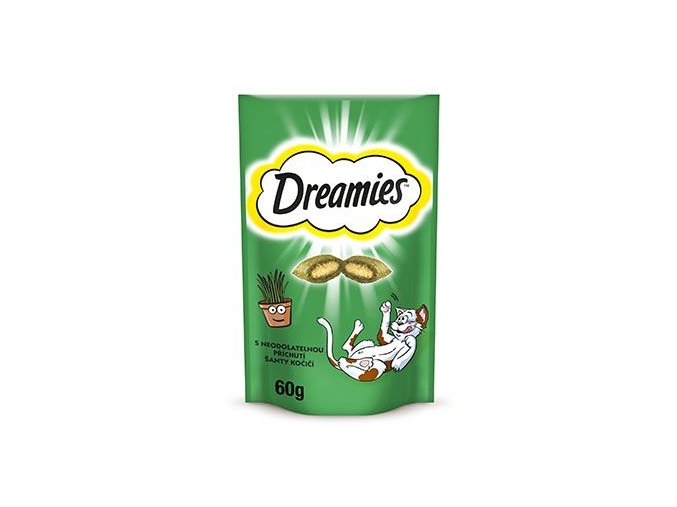 Dreamies kočka pochoutka catnip 60g