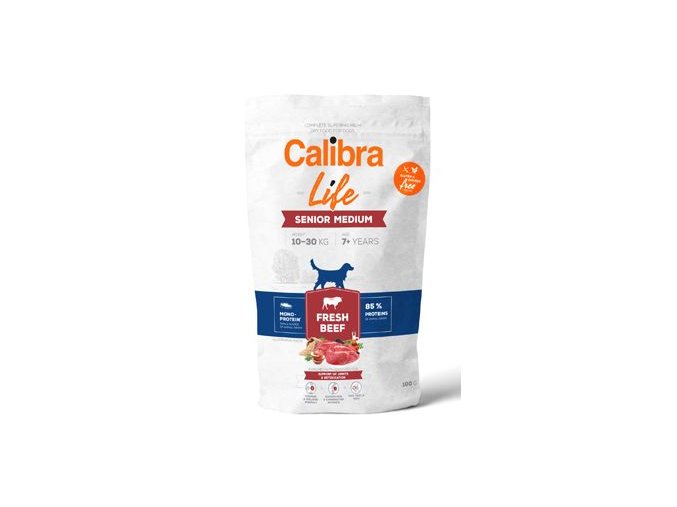 Calibra Dog Life Senior Medium Fresh Beef