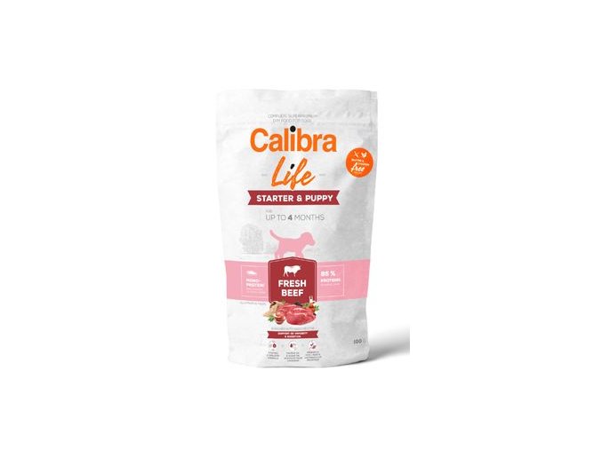 Calibra Dog Life Starter&Puppy Fresh Beef 100g