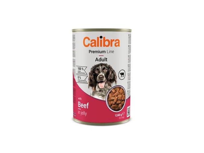 Calibra Dog Premium konz. with Beef 1240g