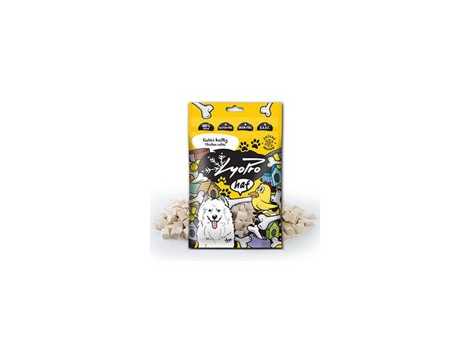 Lyopro DOG poch. mrazem sušené Kuřecí kostky 50g