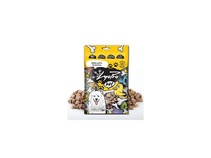 Lyopro DOG poch. mrazem sušené Kuřecí játra 50g