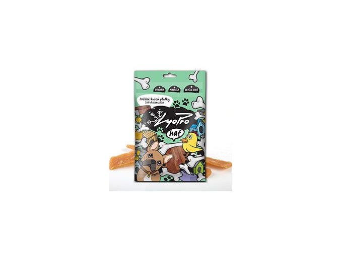 Lyopro DOG poch. sušené Měkké kuřecí plátky 70g