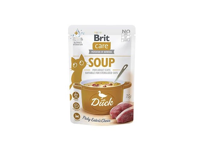 Brit Care Cat Soup with Duck 75g