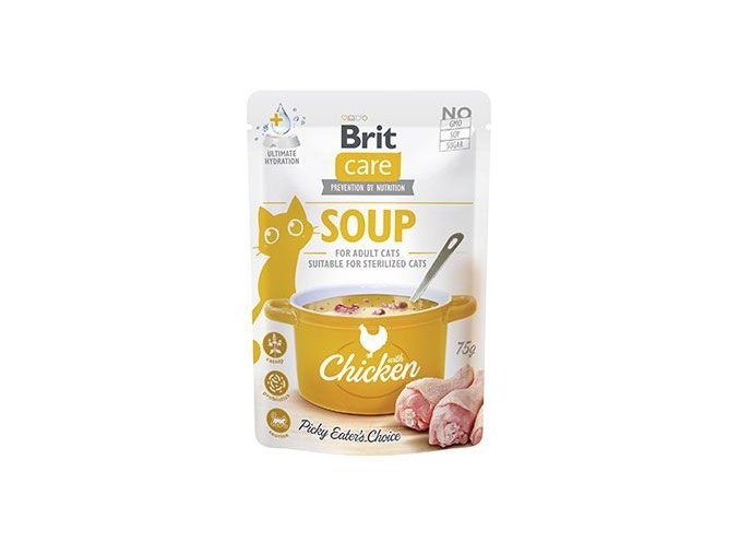 Brit Care Cat Soup with Chicken 75g