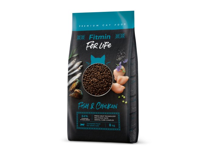 Fitmin For Life Fish & Chicken krmivo pro kočky