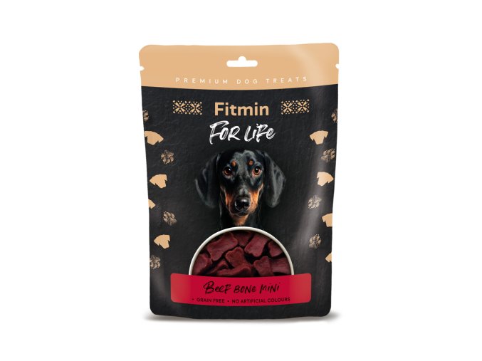Fitmin For Life Hovězí mini kostička pochoutka pro psy 70 g