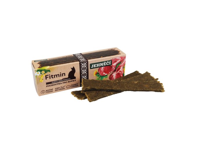 Fitmin Purity Snax Stripes Jehněčí pochoutka pro kočky 35 g
