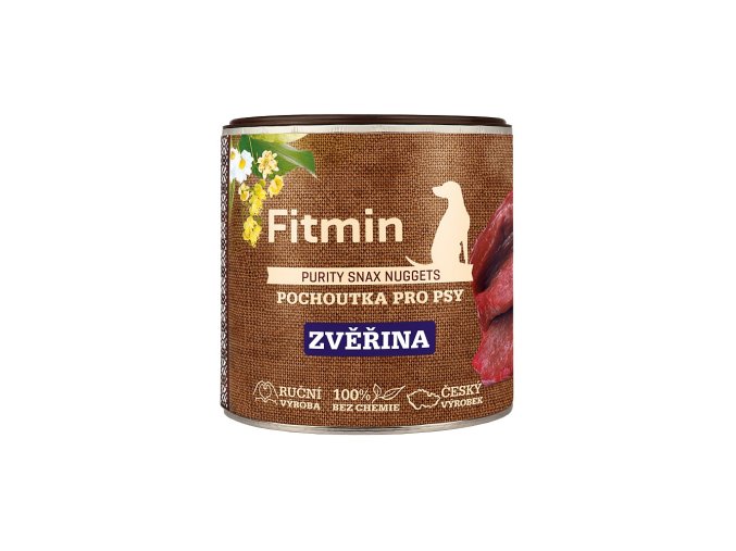 Fitmin Purity Snax Nuggets Zvěřinová pochoutka pro psy 180 g