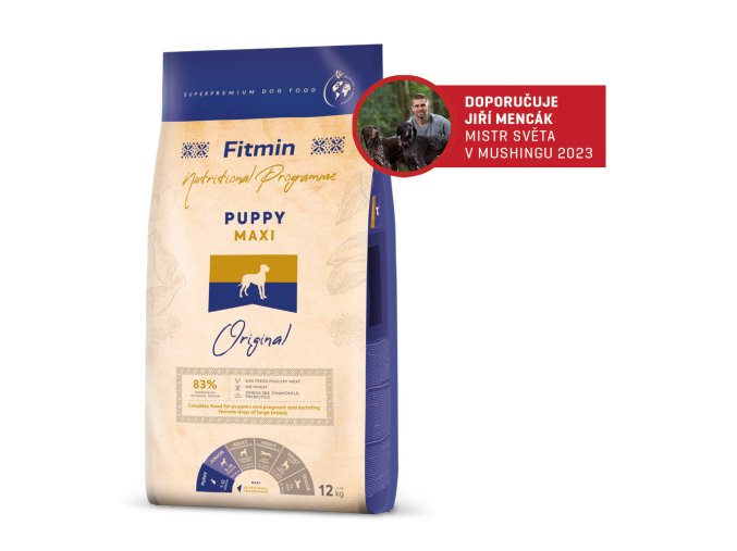 Fitmin Maxi Puppy kompletní krmivo pro štěňata