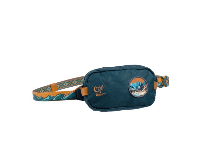 Trail quest fanny pack Rachel Pohl LTD | teal/oak