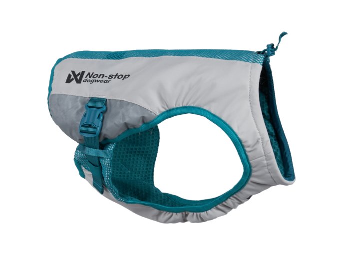 Chladicí vesta Cooling vest | světle šedá/teal (Velikost XS)
