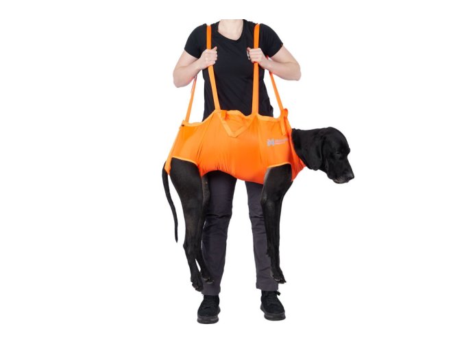 Záchranný vak Dog rescue sling | oranžová (Velikost XL)