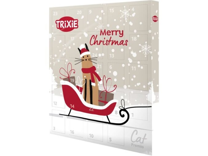 TRIXIE Adventní kalendář PREMIO pro kočky, masové pochoutky 30x34x3,5cm
