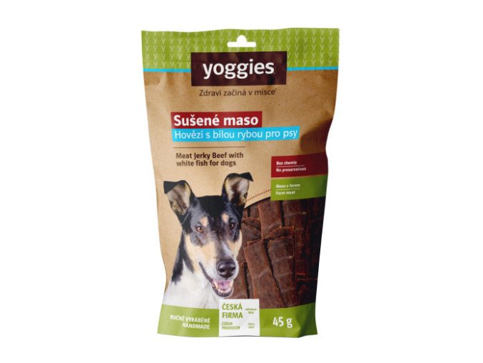 3628 yoggies susene hovezi maso s rybou pro psy prouzky 45g e05e07a5 82d5 4f4b 9c5e ac252cef4668