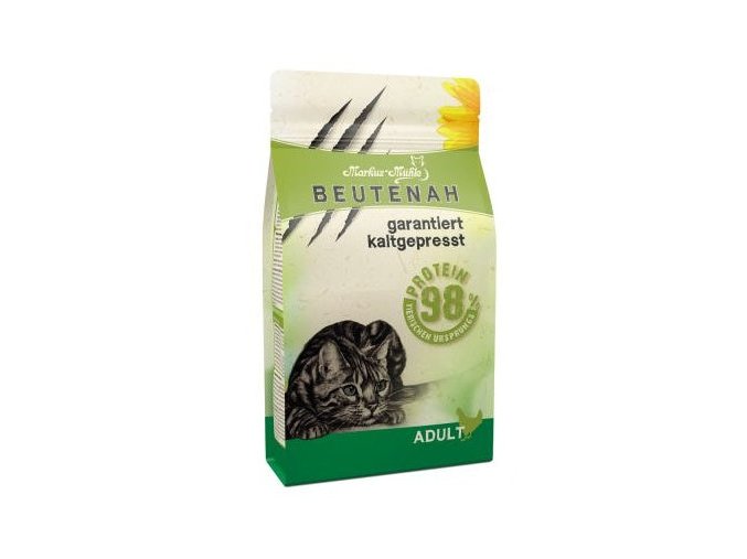 Granule s krocaním masem lisované za studena pro kočky BEUTENAH (Hmotnost 1,2kg)