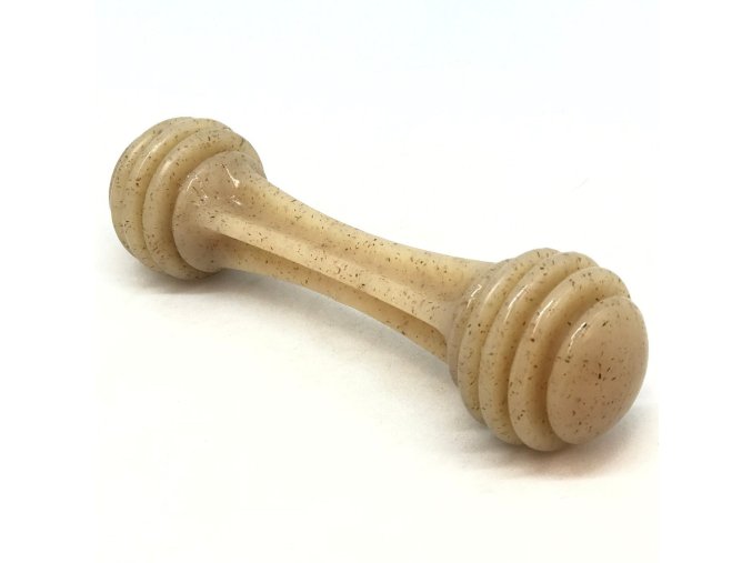 SodaPup Honey bone, odolná nylonová žvýkací hračka (Velikost L)