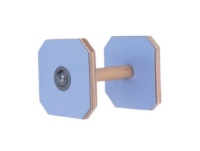 Dřevěná činka | modrá (Velikost S)