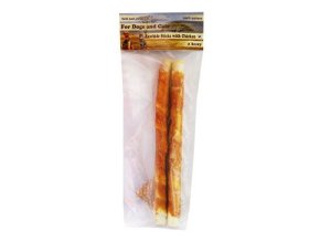 Pochoutka Tyč z buvolí kůže 28cm s kuřecím masem 2ks