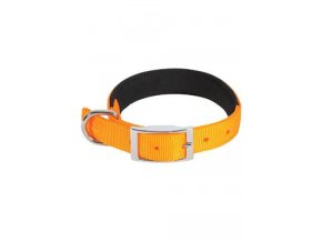 Obojek pes SOFT NYLON oranžový 20mm/40cm Zolux