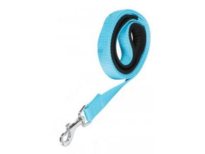Vodítko pes SOFT NYLON tyrkysové 25mm/1m Zolux