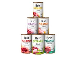 Brit Dog konz Paté & Meat Mix pack 6x400g