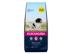 Eukanuba Dog Adult Medium 18kg BONUS