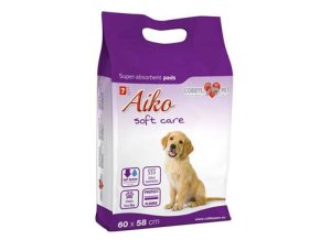 Podložka absorbční pro psy Aiko Soft Care 60x58cm 7ks