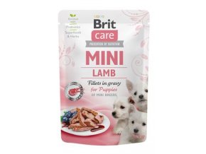 Brit Care Dog Mini Puppy Lamb fillets in gravy 85g