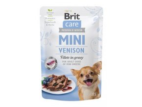 Brit Care Dog Mini Venison fillets in gravy 85g