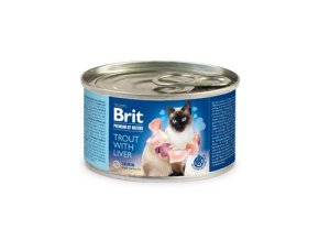 Brit Premium Cat by Nature konz Trout&Liver 200g