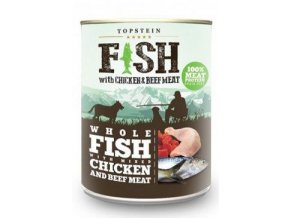 Topstein Fish with Chicken and Beef Meat 800g