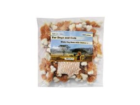 Pochoutka Kalciová kost 5cm s kuřecím masem 500g