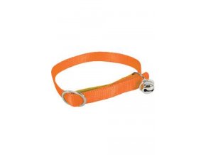 Obojek kočka nylon 10mm/30cm oranžový Zolux