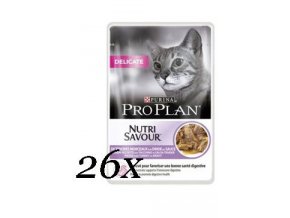 ProPlan Cat kaps. Delicate krůta 26x85g