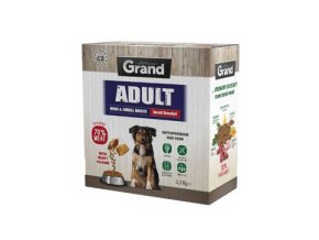 GRAND Dry Adult mini&small breed hovězí 2,5kg