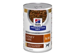 Hill's Can. PD K/D Kidney Chicken&Veg stew Konz.354g