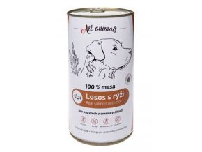 All Animals DOG losos mletý s rýží 1200g
