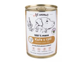 All Animals DOG kuřecí mleté s rýží 400g