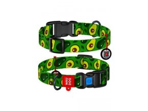 Obojek nylon Avokádo QR (23-35cm/1,5cm)
