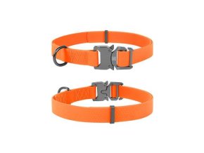 Obojek voděod.Collartex Fastex oranž.(43-70cm/4cm)