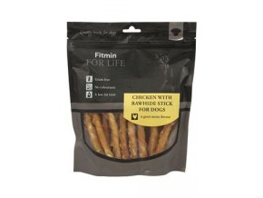 Pochoutka FFL dog treat chicken with rawhide stic 400g