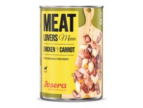 Josera Dog konz.Meat Lovers Menu Chick.with Carrot800g