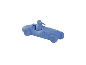 Hračka pes BUGATTI latex,pískací,modrá 19cm Kiwi