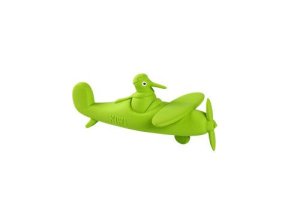 Hračka pes AERO latex,pískací,zelená 19cm Kiwi