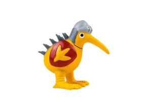 Hračka pes KNIGHT latex,pískací,oranžová 13cm Kiwi