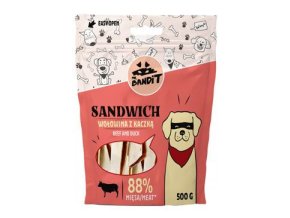 VetExpert Mr.Bandit poch.SANDWICH hovězí a kachní 500g