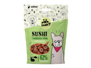 VetExpert Mr.Bandit pochoutka SUSHI králík a ryba 80g