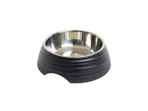 Miska melamin Frosted Ripple Bowl 700ml černá BUSTER